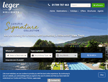 Tablet Screenshot of leger.co.uk